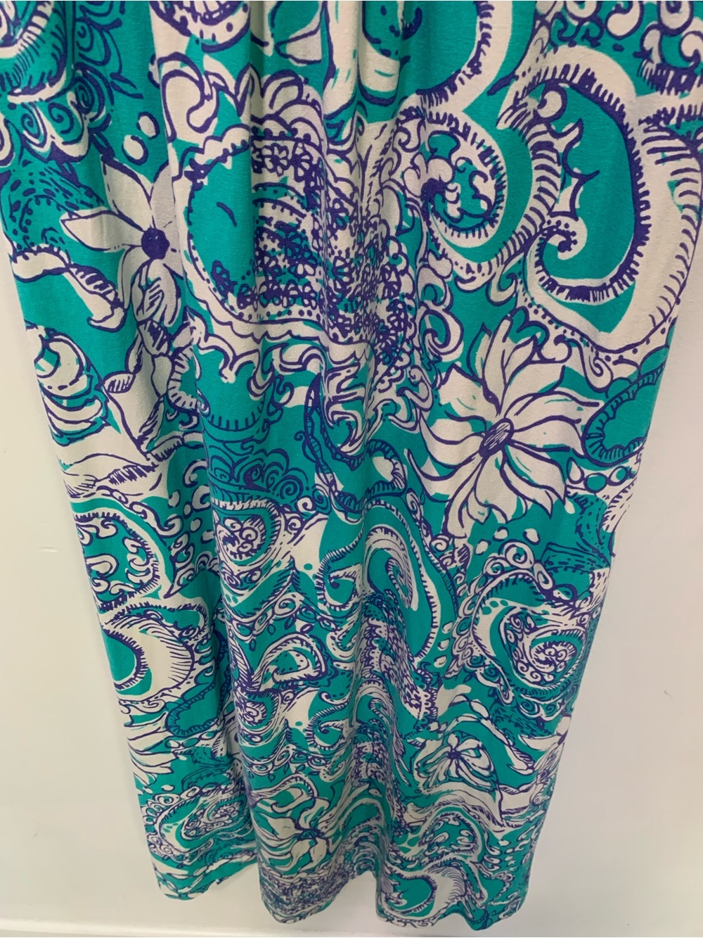 Lilly Pulitzer Holbrook Strapless Maxi Dress Montauk Seafoam Green Size XS - Picture 5 of 7